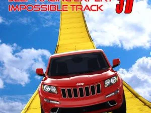 Stunt Jeep Simulator : Impossible Track Racing Game game background