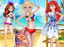 Summer Beach Outfits game background