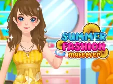 Summer Fashion Makeover game background
