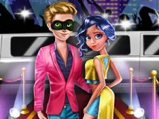 Super Couple Glam Party game background