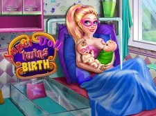 Super Doll Twins Birth game background