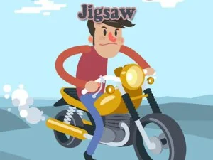 Super Fast Racing Bikes Jigsaw game background