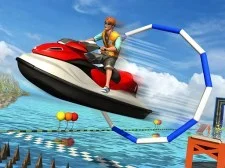 Super Jet Ski Race Stunt: Barco de água Racing 2020