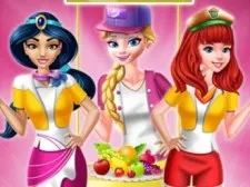 Super Market Promoter Girls game background