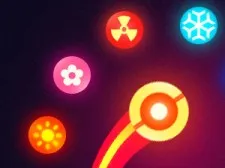 Super Neon Ball game background