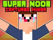 Super Noob Captured Miner game background
