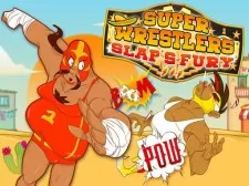 Super Wrestlers Slaps Fury game background