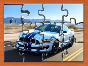 Supercars Jigsaw game background