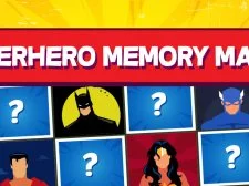 Superhero Memory Match game background