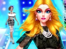 Supermodel Makeover Glam Dress up Make up game background