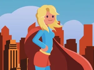 Superwomen Jigsaw game background