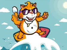 Surfer Cat game background