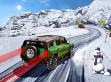 SUV Snow Driving 3d game background