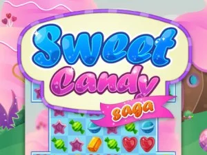 Sweet Candy Saga game background