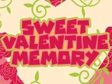 Sweet Valentine Memory game background