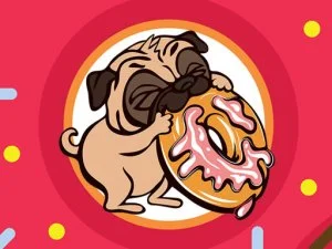Tasty Donut Match3 game background