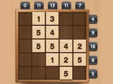 TENX Wooden Number 10X Puzzle Game game background