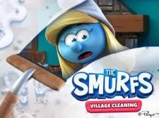 The Smurfs Village Cleaning game background