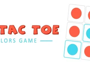 Tic Tac Toe Colors Game game background