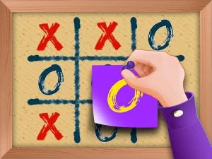 Tic Tac Toe Office game background