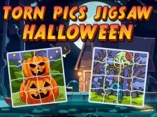 Torn Pics Jigsaw Halloween game background