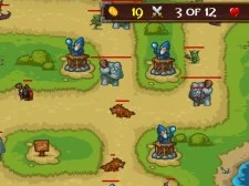 Tower Defense 2D game background