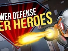 Tower Defense Super Heroes game background