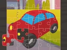 Toy Car Jigsaw game background