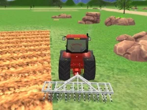 Tractor Farming Simulator game background