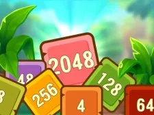 Tropical Cubes 2048 game background