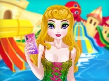 Tropical Princess and Princess Rosehip Sew Swimwear game background