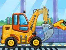 Truck Factory For Kids game background
