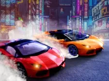 Two Lambo Rivals: Drift game background