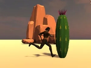 Tyra Runner game background
