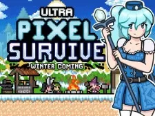 Ultra Pixel Survive Winter Coming game background