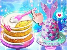 Unicorn Chef Design Cake game background