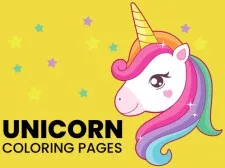 Unicorn Coloring Pages game background