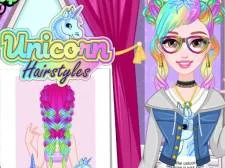Unicorn Hairstyles game background