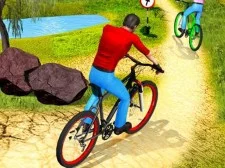 Uphill Offroad Bicycle Rider game background