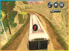 Uphill Passenger Bus Drive Simulator : Offroad Bus game background
