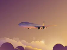 अवकाश हवाई जहाज आरा game background
