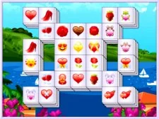 Valentines Mahjong Deluxe game background