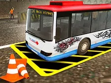 Vegas City Highway Bus Parking Simulator game background