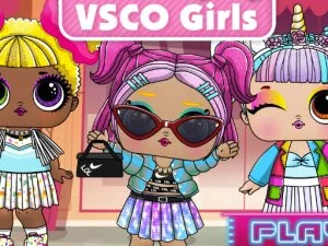 VSCO Baby Dolls game background
