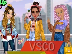 VSCO Girl Fashion game background