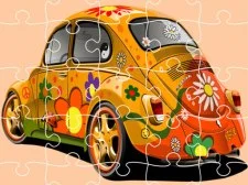 VW Beetle Jigsaw game background