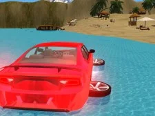 Water Car Surfing 3D game background