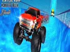Water Surfer Vertical Ramp Monster Truck Game game background
