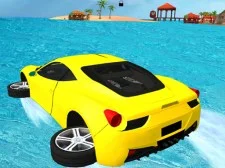 Water surfing Car Game game background