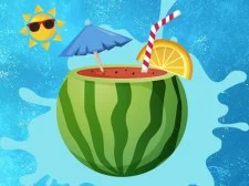 Watermelon and Drinks Puzzle game background